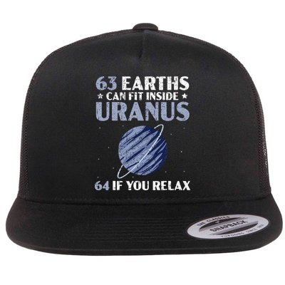 63 Earths Can Fit Inside Uranus 64 If You Relax Astronomy Flatbill Hat