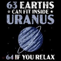 63 Earths Can Fit Inside Uranus 64 If You Relax Astronomy Flatbill Hat