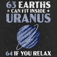 63 Earths Can Fit Inside Uranus 64 If You Relax Astronomy 25L Jumbo Tote