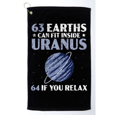 63 Earths Can Fit Inside Uranus 64 If You Relax Astronomy Golf Towel