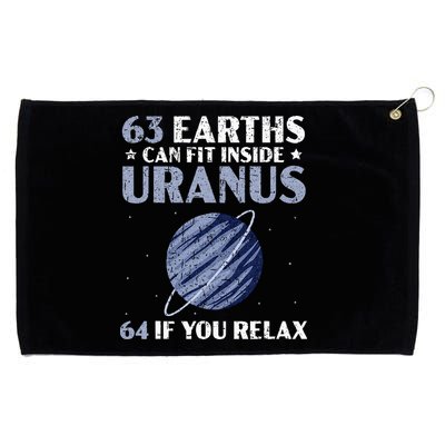 63 Earths Can Fit Inside Uranus 64 If You Relax Astronomy Grommeted Golf Towel