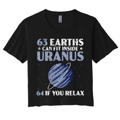 63 Earths Can Fit Inside Uranus 64 If You Relax Astronomy Crop Top