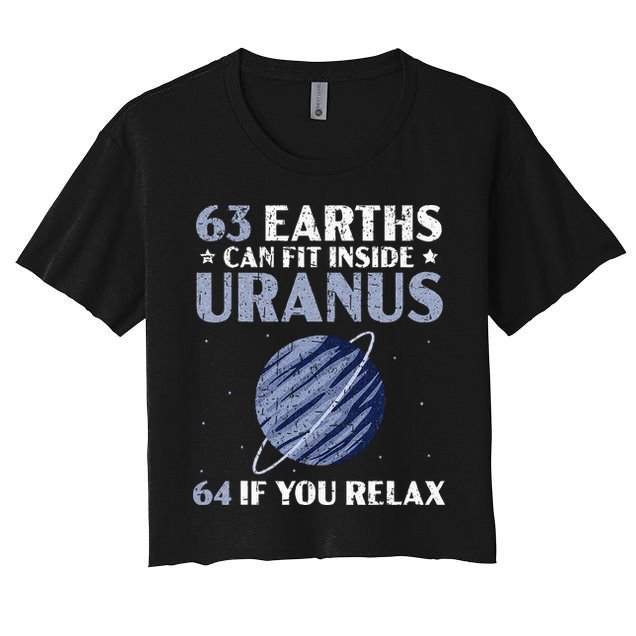 63 Earths Can Fit Inside Uranus 64 If You Relax Astronomy Crop Top
