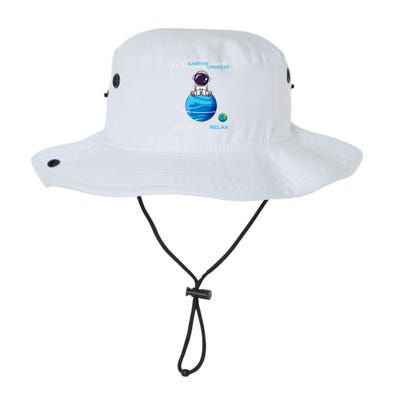 63 Earths Can Fit Inside Uranus Funny Astronomy Space Gift Legacy Cool Fit Booney Bucket Hat