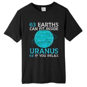 63 Earths Can Fit Inside Uranus 64 If You Relax Astronomy Tall Fusion ChromaSoft Performance T-Shirt