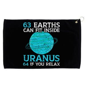 63 Earths Can Fit Inside Uranus 64 If You Relax Astronomy Grommeted Golf Towel