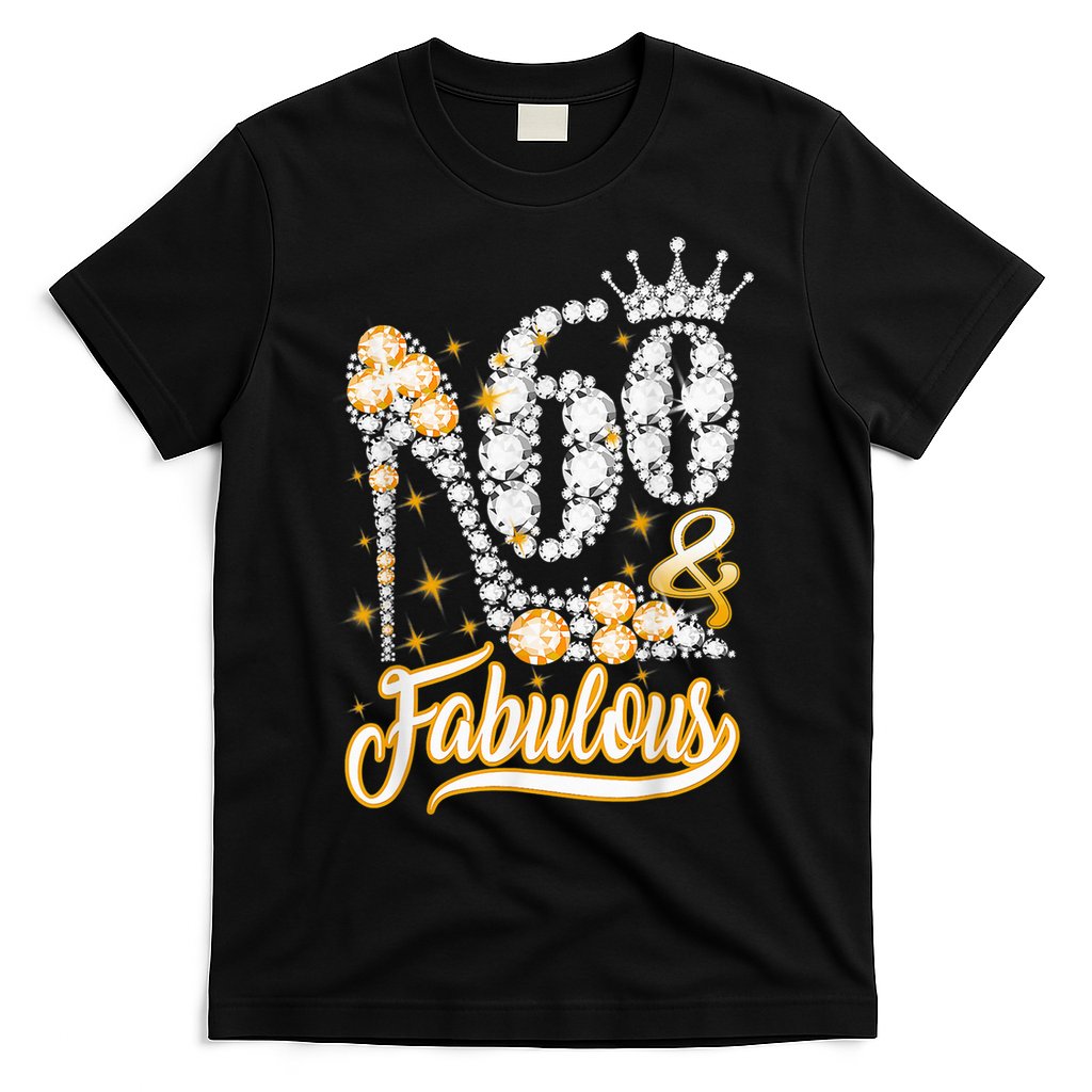 60 & Fabulous 60 Years Old 60th Birthday Diamond Crown Shoes T-Shirt