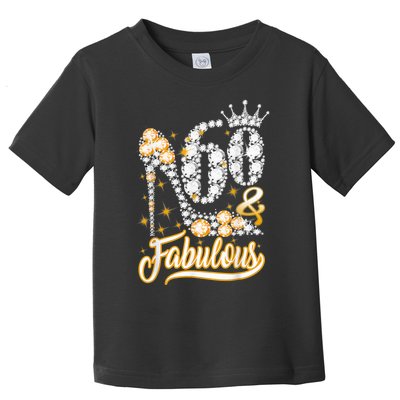 60 & Fabulous 60 Years Old 60th Birthday Diamond Crown Shoes Toddler T-Shirt