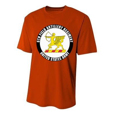 6th Field Artillery Regiment United States Army Veteran Performance Sprint T-Shirt