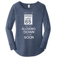 65th Funny Birthday Women's Perfect Tri Tunic Long Sleeve Shirt