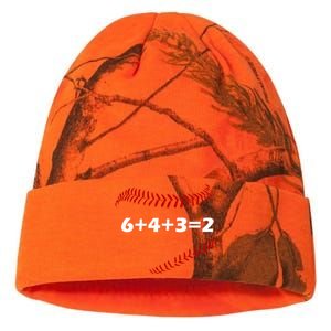 6+4+3=2 Funny Baseball Double Play Kati Licensed 12" Camo Beanie