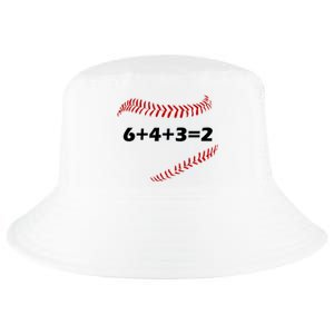 6+4+3=2 Funny Baseball Double Play Cool Comfort Performance Bucket Hat