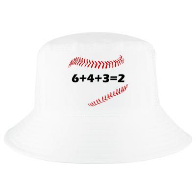 6+4+3=2 Funny Baseball Double Play Cool Comfort Performance Bucket Hat