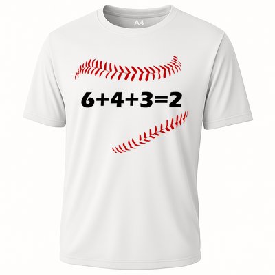 6+4+3=2 Funny Baseball Double Play Performance Shirt