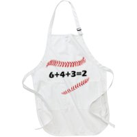 6+4+3=2 Funny Baseball Double Play Apron