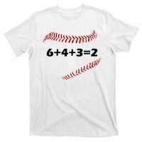 6+4+3=2 Funny Baseball Double Play T-Shirt