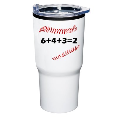 6+4+3=2 Funny Baseball Double Play Tumbler