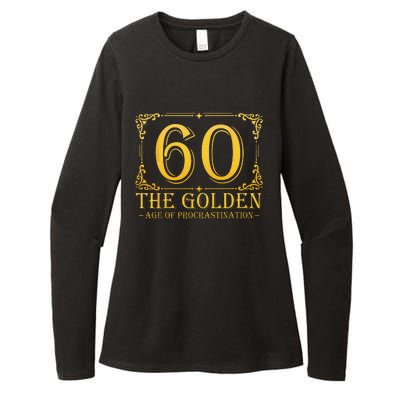 60 Golden Age 60th Birthday Funny 60 Years Old Womens CVC Long Sleeve Shirt