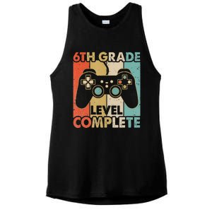 6Th Grade Graduation Level Complete Video Games Ladies PosiCharge Tri-Blend Wicking Tank