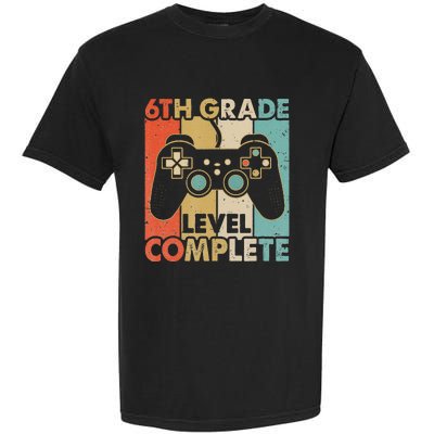 6Th Grade Graduation Level Complete Video Games Garment-Dyed Heavyweight T-Shirt