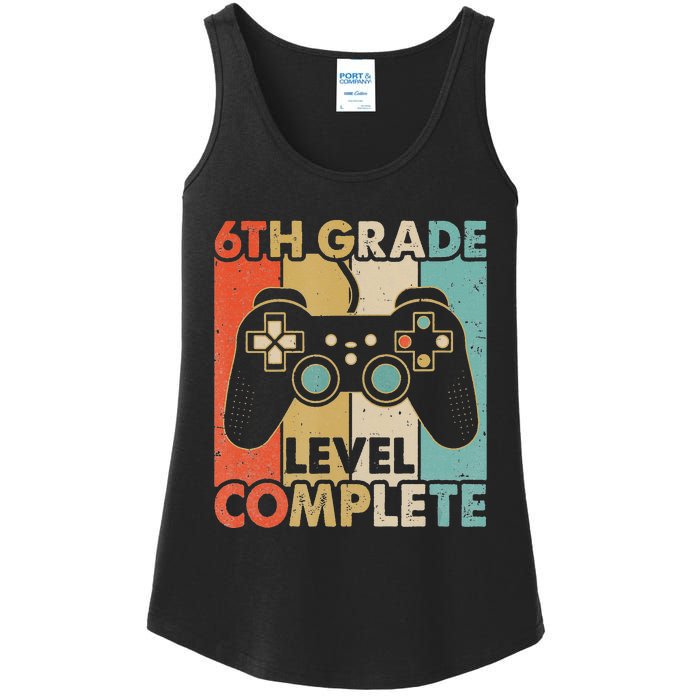 6Th Grade Graduation Level Complete Video Games Ladies Essential Tank