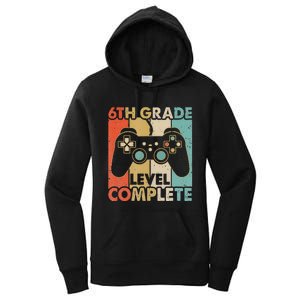 6Th Grade Graduation Level Complete Video Games Women's Pullover Hoodie