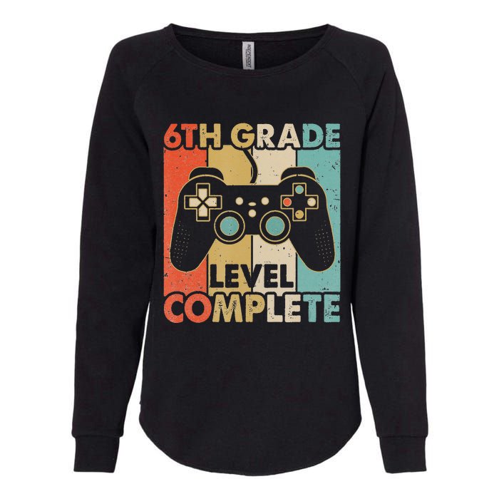 6Th Grade Graduation Level Complete Video Games Womens California Wash Sweatshirt