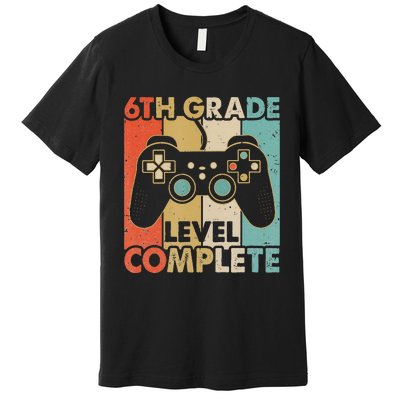 6Th Grade Graduation Level Complete Video Games Premium T-Shirt