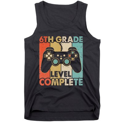 6Th Grade Graduation Level Complete Video Games Tank Top