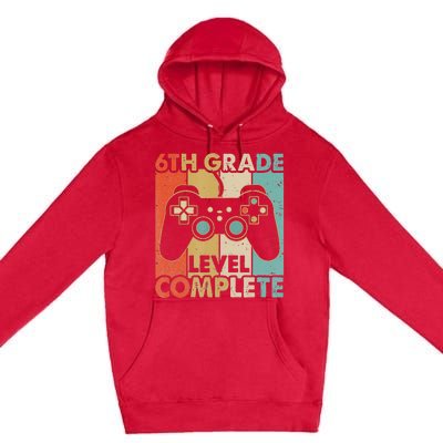 6Th Grade Graduation Level Complete Video Games Premium Pullover Hoodie