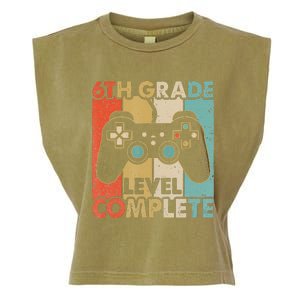 6Th Grade Graduation Level Complete Video Games Garment-Dyed Women's Muscle Tee