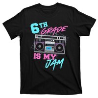 6th Grade Is My Jam Vintage 80s Boombox Last Day Of School T-Shirt