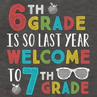 6th Grade Is So Last Year Welcome To 7th Grade Teachers Gift Vector Backpack