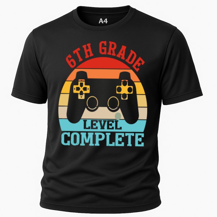 6th Grade Level Complete Last Day Of School Graduation Cooling Performance Crew T-Shirt