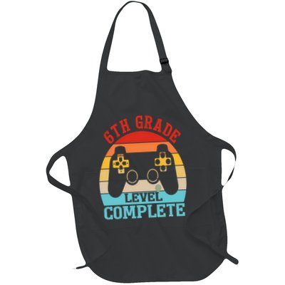 6th Grade Level Complete Last Day Of School Graduation Apron