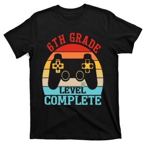 6th Grade Level Complete Last Day Of School Graduation T-Shirt