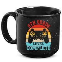 6th Grade Level Complete Last Day Of School Graduation 15oz Campfire Ceramic Mug