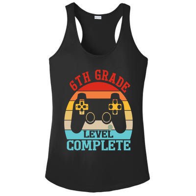 6th Grade Level Complete Last Day Of School Graduation Ladies PosiCharge Competitor Racerback Tank