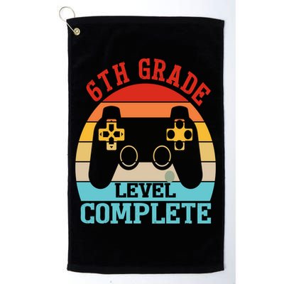 6th Grade Level Complete Last Day Of School Graduation Golf Towel