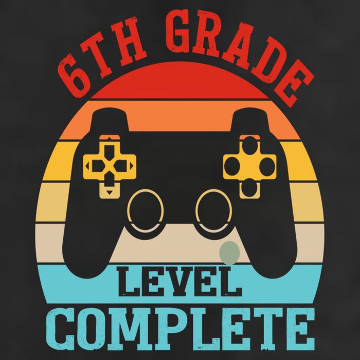 6th Grade Level Complete Last Day Of School Graduation Golf Towel