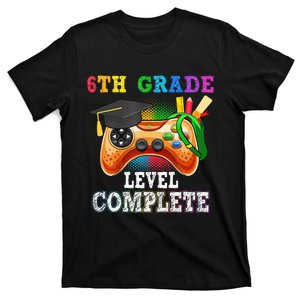 6Th Grade Level Complete Last Day Of School Graduation T-Shirt