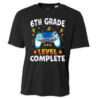 6Th Grade Level Complete School Graduation Video Gamer Cooling Performance Crew T-Shirt