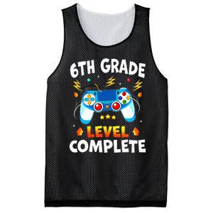 6Th Grade Level Complete School Graduation Video Gamer Mesh Reversible Basketball Jersey Tank