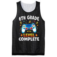 6Th Grade Level Complete School Graduation Video Gamer Mesh Reversible Basketball Jersey Tank