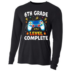 6Th Grade Level Complete School Graduation Video Gamer Cooling Performance Long Sleeve Crew