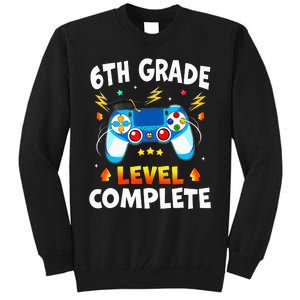 6Th Grade Level Complete School Graduation Video Gamer Tall Sweatshirt