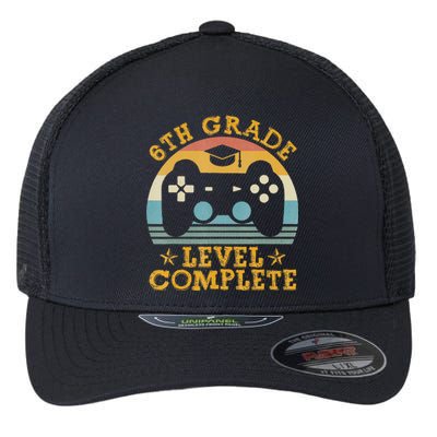 6Th Grade Level Complete Video Gamer Graduation Flexfit Unipanel Trucker Cap