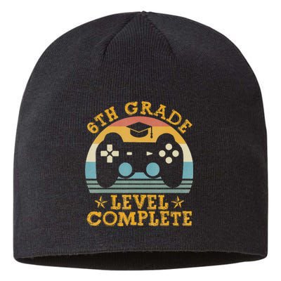 6Th Grade Level Complete Video Gamer Graduation Sustainable Beanie