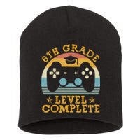 6Th Grade Level Complete Video Gamer Graduation Short Acrylic Beanie