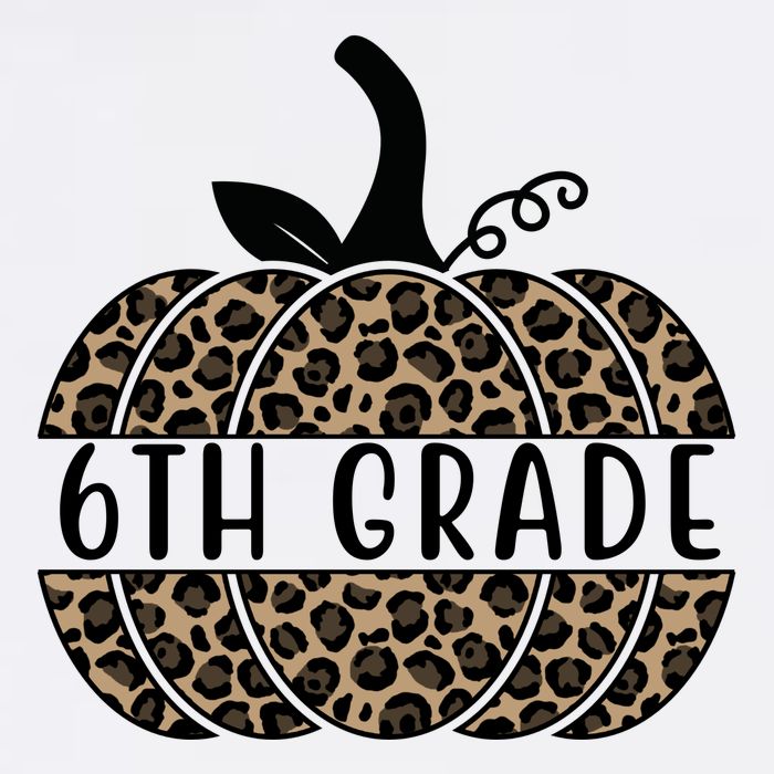 6th Grade Leopard Pumpkin Wool Snapback Cap